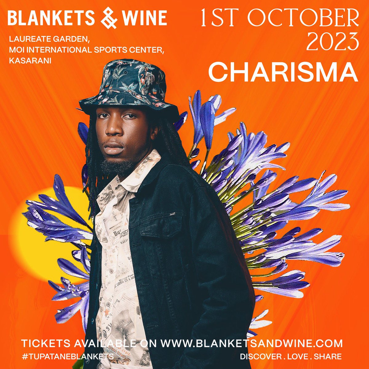 Next stop @blanketsandwine 📍
Because i need all of you experience Luhya Heat i have discount code for you! 500 bob off every ticket bought if you use the discount Code CHARISMAB&W
GO NUTS🤘🏾🤘🏾🤘🏾

 tickets available  at blanketsandwine.com
#tupataneblankets