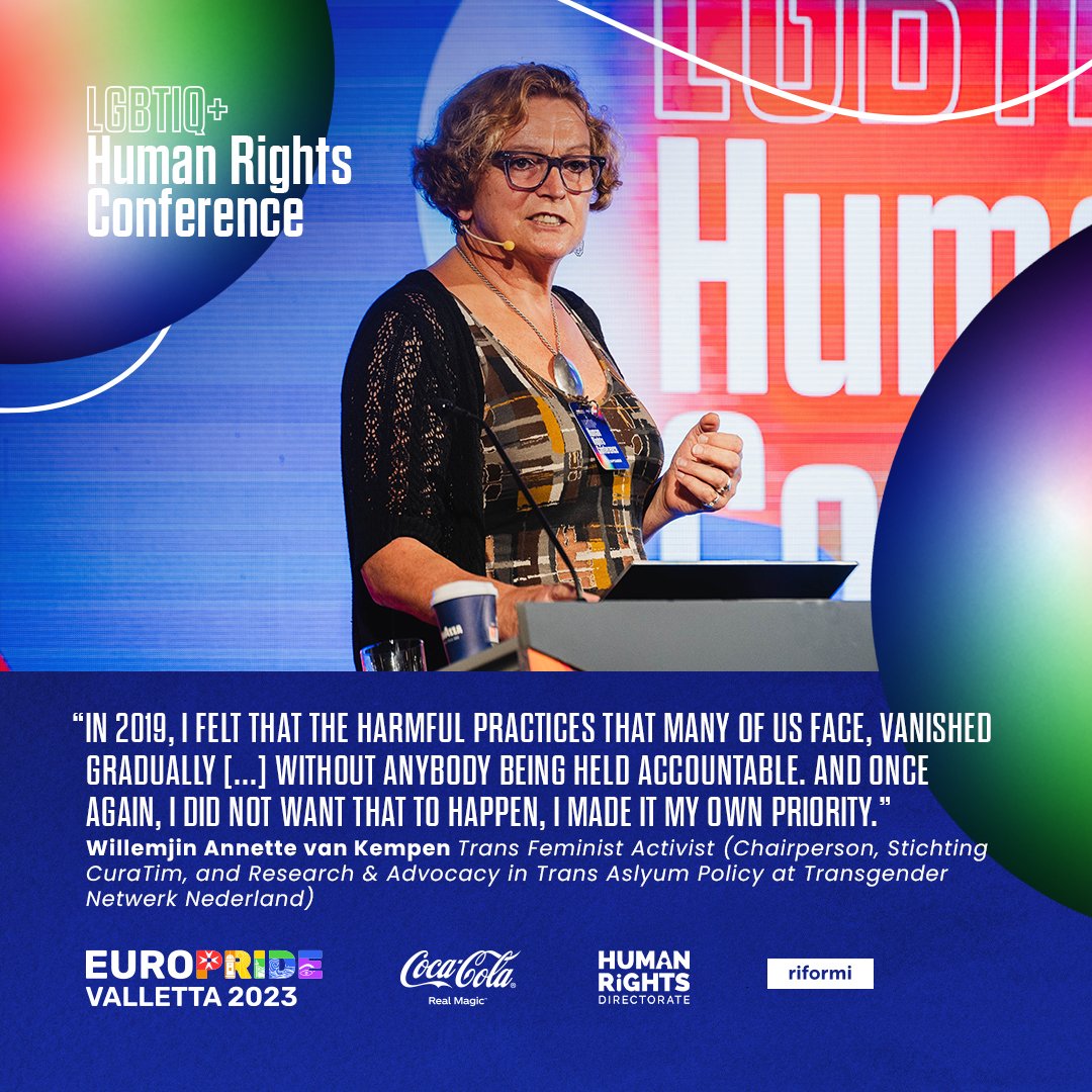 Willemjin sharing her journey on Conversion Therapy!

#EuroPride2023 #EqualityFromTheHeart #pride #gaymalta