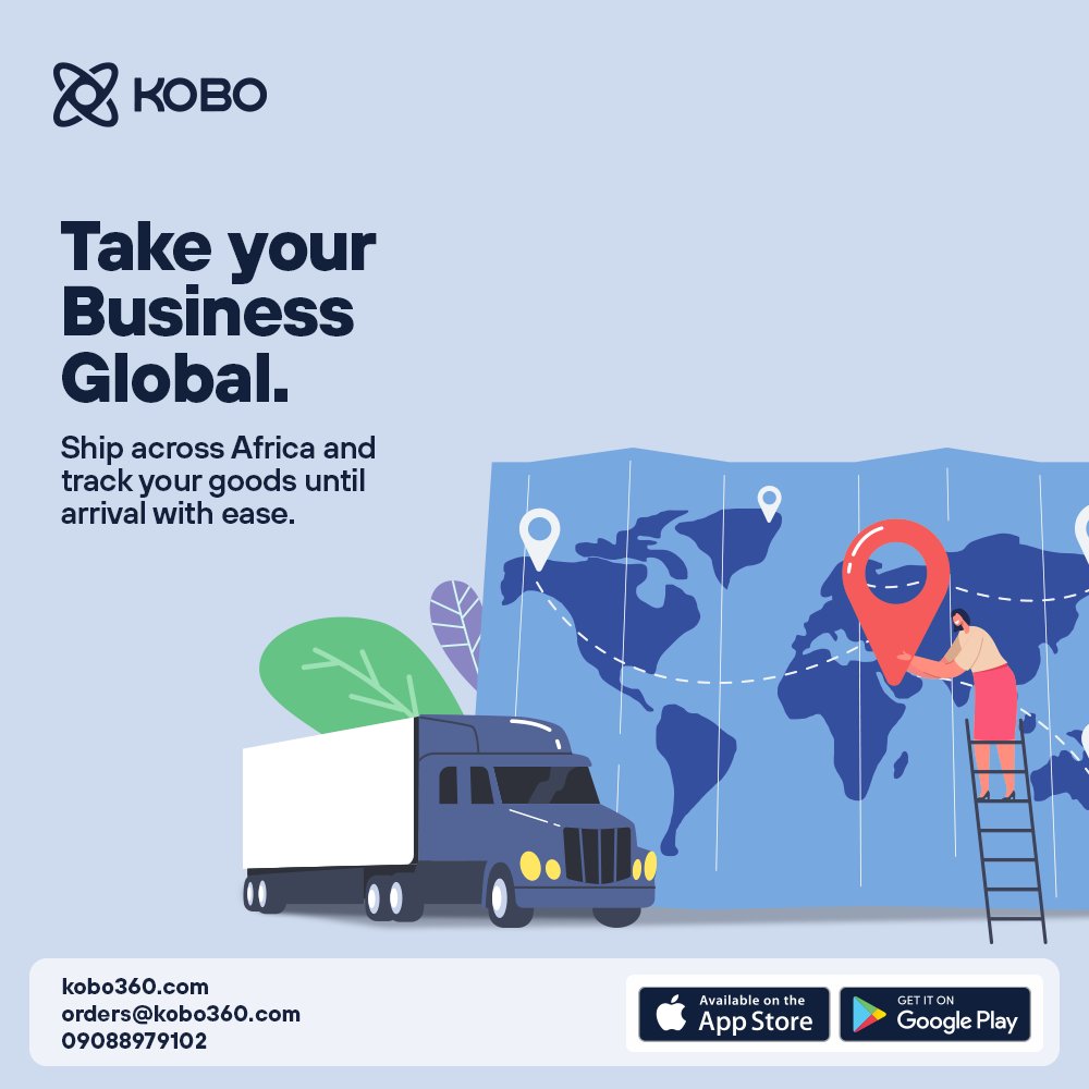 To experience fast delivery across Africa at an affordable rate and conquer new horizons with ease, visit our website or send us a Whatsapp at 09088979102 today. 

#Kobo360 #SeamlessShipping  #LogisticsMeetsTechnology #MovingYouForward