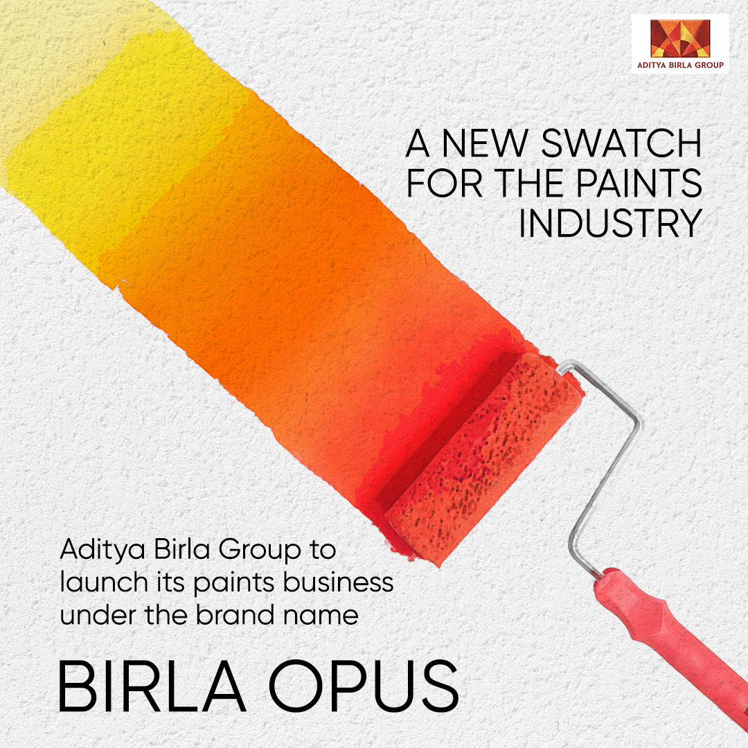 Grasim Industries, a part of the Aditya Birla Group, has announced the brand name 'Birla Opus' for its forthcoming decorative paints business.