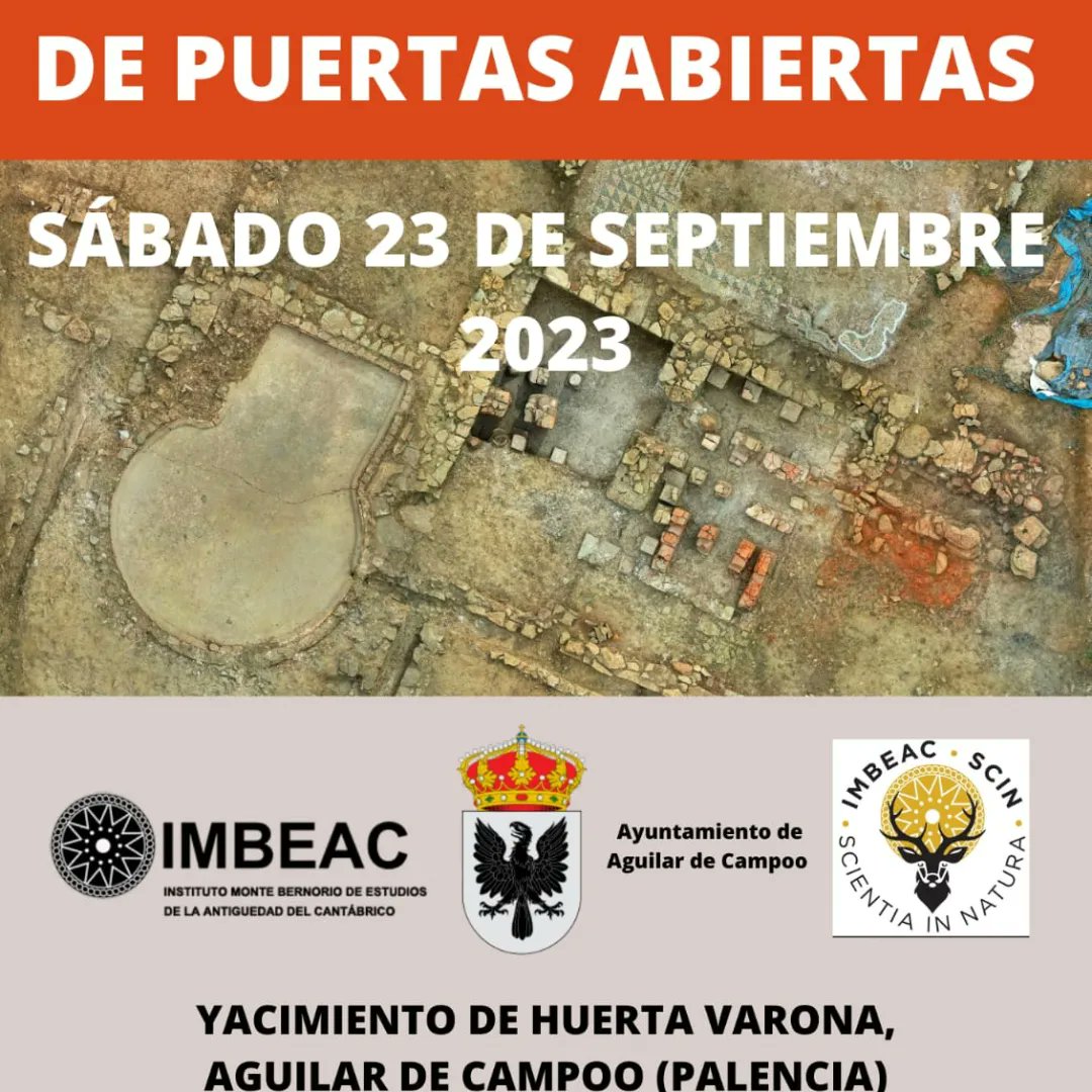 Jornada Puertas Abiertas Huerta Varona. Sabado 23 de septiembre de 2023. Yacimiento de Huerta Varona, Aguilar de Campoo, Palencia.
⌛Visitas Guiadas a las 10, 12 y 17,30. Entrada gratuita.
#ArqueologíaExperimental #PatrimonioHistórico @culturaenaguilar @aguilardecampooturismo