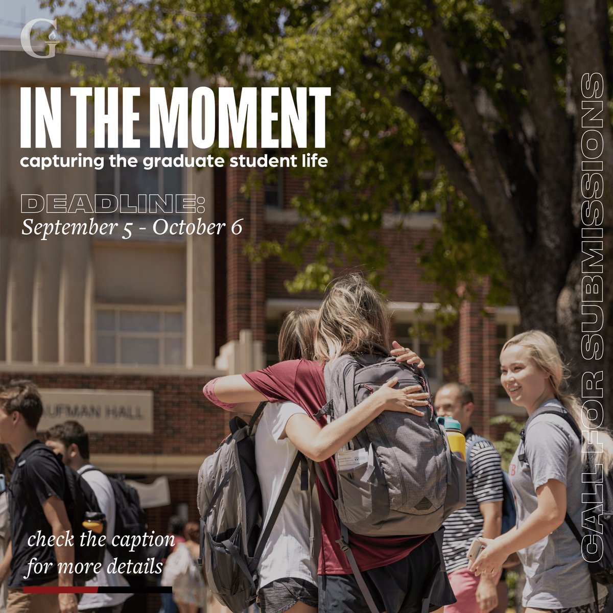𝗪𝗮𝗻𝘁 𝘁𝗼 𝘄𝗶𝗻 $𝟭𝟬𝟬? Submit a photo that encapsulates graduate student life – from celebrating your peers to discovering innovative technologies and research methods!

Learn more on our website: bit.ly/GCphotocontest…
#OUGCPhotoCompetition #OUGradIntheMoment