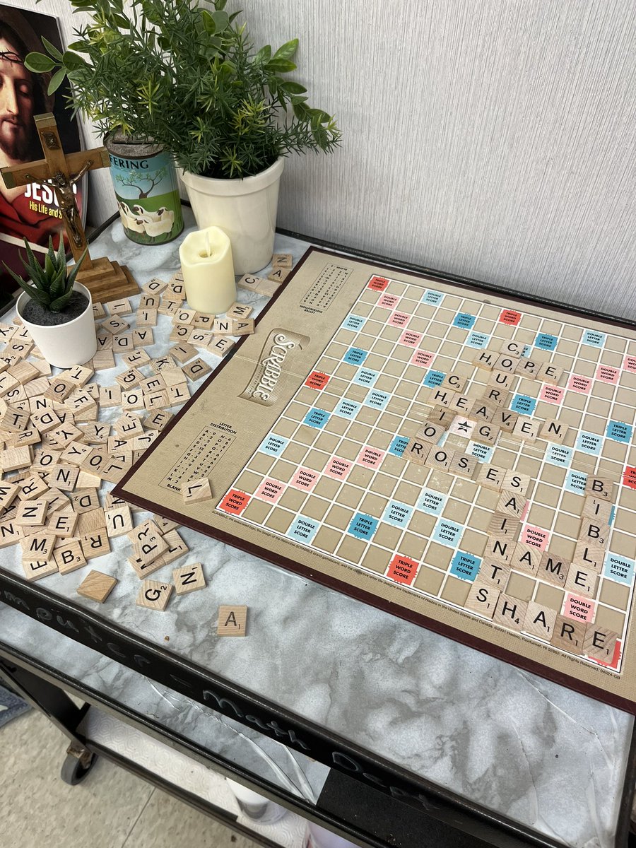 Amazing morning with <a href="/dmchsofficial/">Denis Morris</a> Mrs. Einhorn learning about and painting icons! <a href="/niagaracatholic/">Niagara Catholic DSB</a> #prayertablescrabble