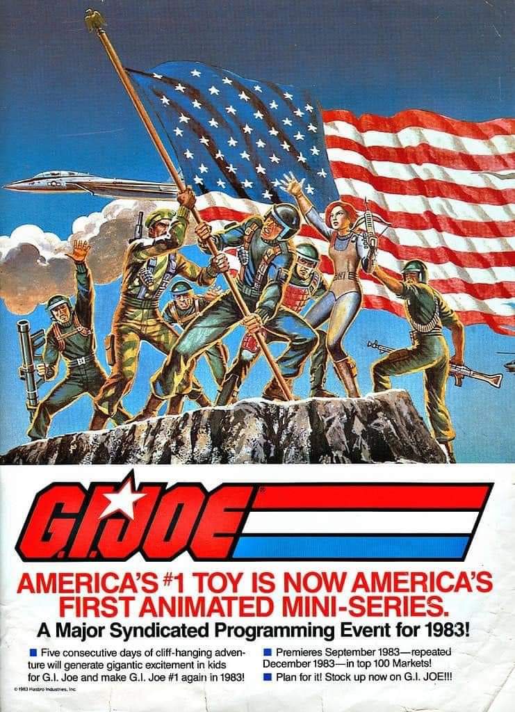 comicbookaddt's tweet photo. September 1983! America’s #1 toy became America’s first animated mini-series! #YOJOE!
💥 💥 💥
#GIJoe #Cobra #Sunbow #SunbowAnimation #80scartoons #TTTMU #1980s https://t.co/lONe9ewtCI
