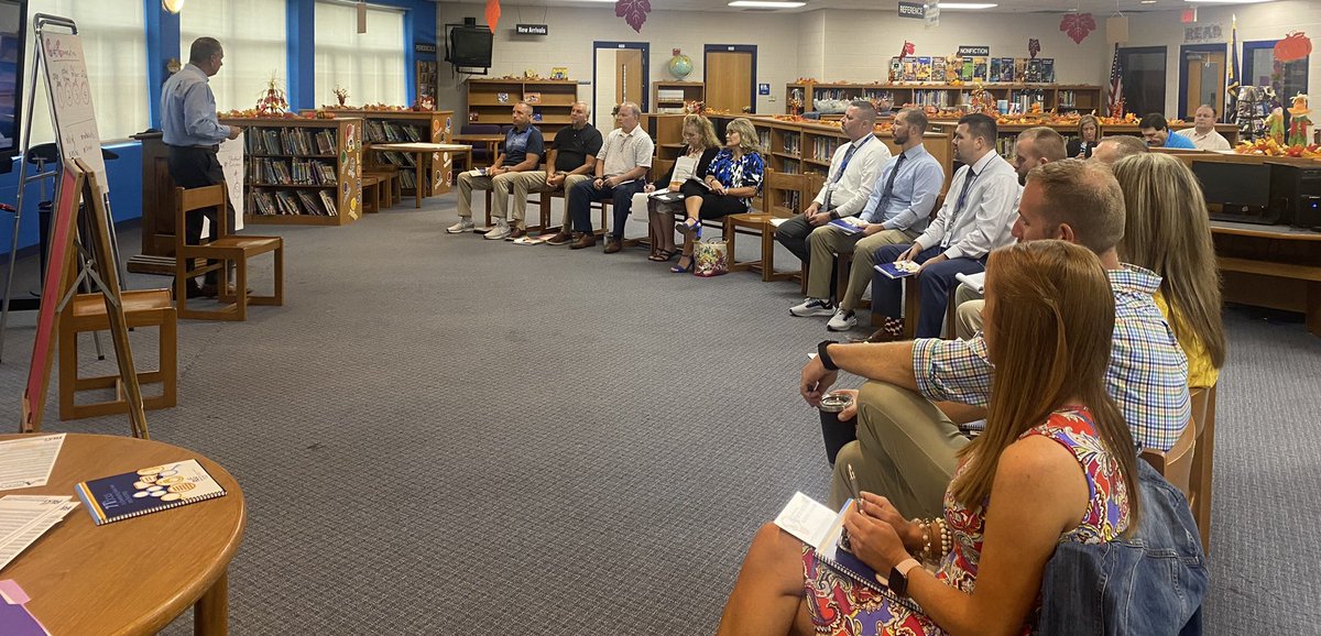 Spending time with Pike County Administrators and Mike Rutherford at Johns Creek Elementary School.