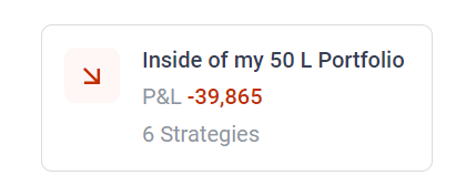 Haarun_AK's tweet photo. What is Inside of My 50 L Trading Portfolio 

Account Started From 07-Aug-2023

We will Update the Future Progress 

#MY50LAKHPORTFOLIO #indiastock #nifty #Optionselling https://t.co/9BMAT7HhCR