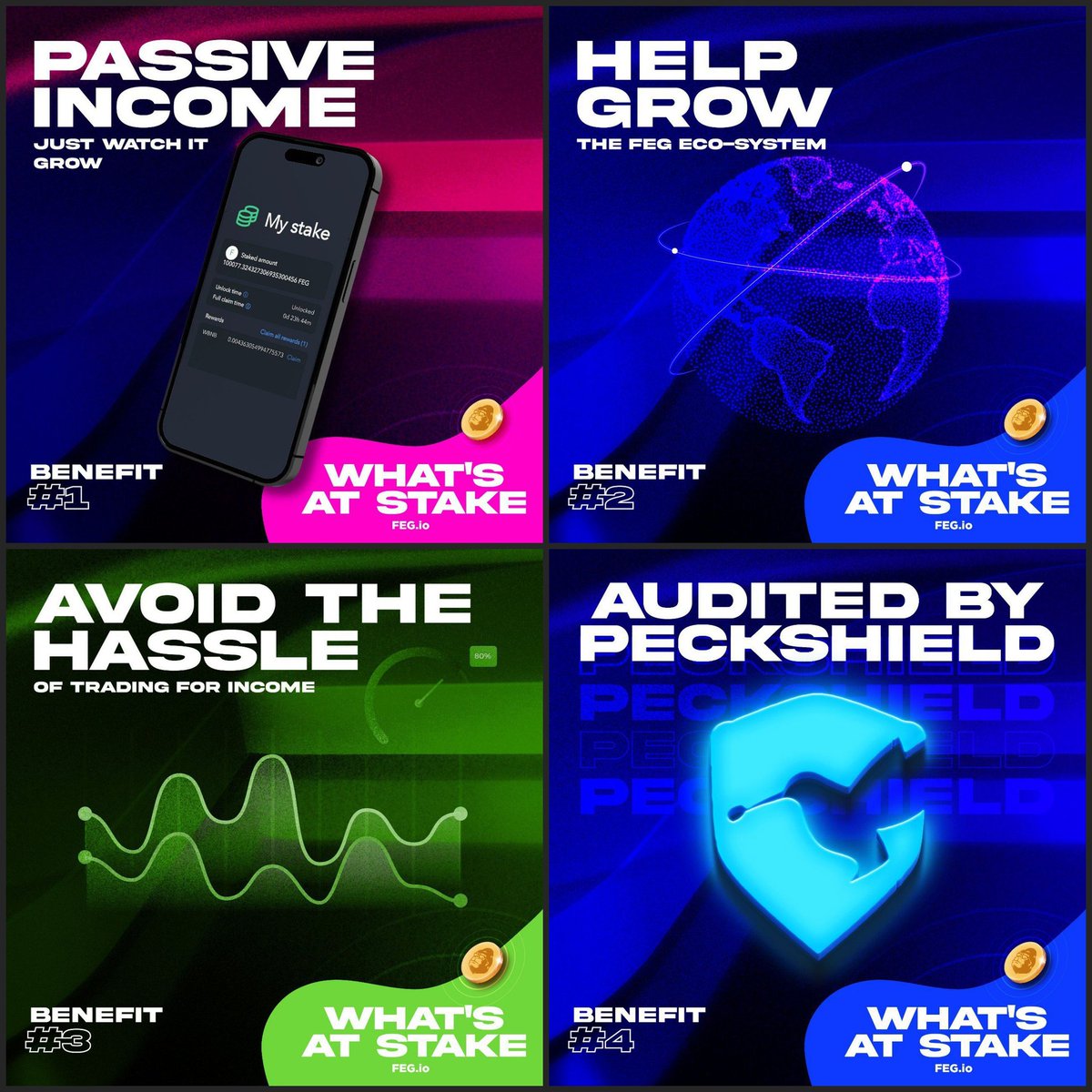 _Russell_Mc's tweet photo. Loving them benefits #FEG !! 💪🦍❤️
#SmartDeFi #whatsatstake #IAMFEG https://t.co/YXg5YKpKR4