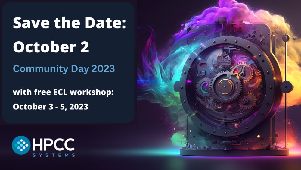 Lexis Nexis 10th annual HPCC Systems Community Summit is here! It is virtual and free for anyone interested in attending. All the details are on the Summit event page lnkd.in/eVv65qt9 with links to see the agenda and how to register. Feel free to spread the word!