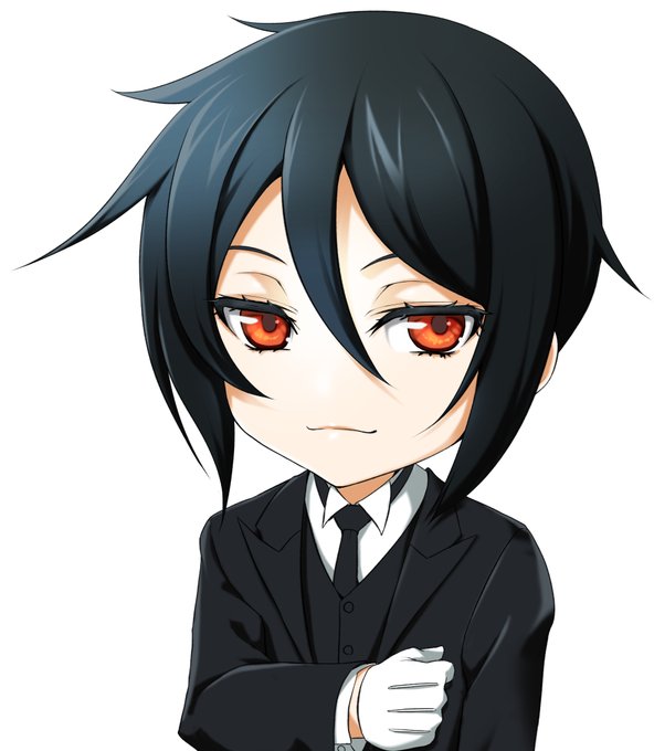 ちょいとお祝いしたくて描いた執事さん
#黒執事 #セバスチャン 