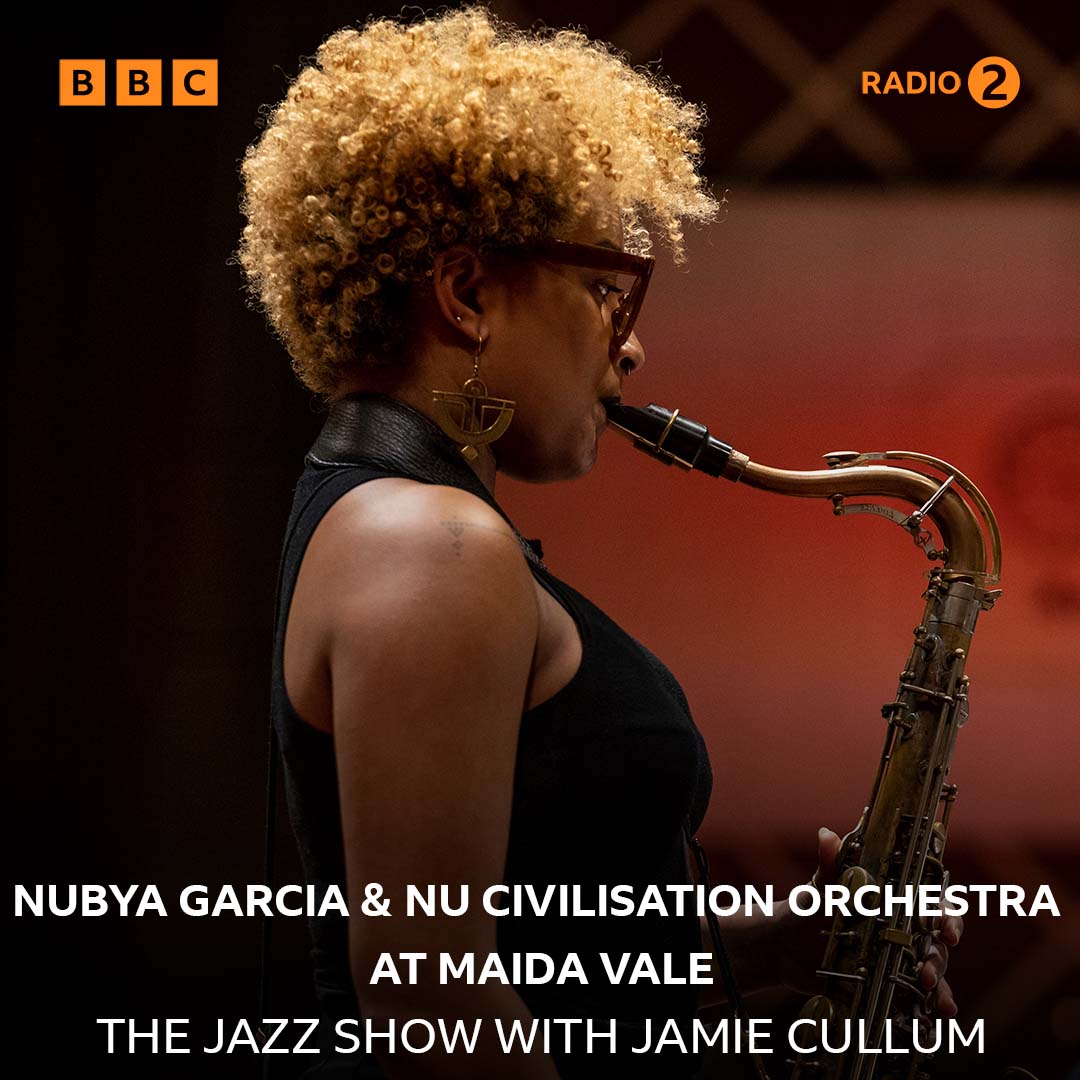 Nu Civilisation Orchestra (@nucivilisation) on Twitter photo Did you catch our LIVE Maida Vale session with Nubya Garcia on the <a href="/jamiecullum/">Jamie Cullum</a> show on <a href="/BBCRadio2/">BBC Radio 2</a> ahead of our Stan Getz FOCUS concert on 15/9? Listen again here: tinyurl.com/c3km5pxe
And for full concert details: tinyurl.com/4nprzs38 Did you catch our LIVE Maida Vale session with Nubya Garcia on the <a href="/jamiecullum/">Jamie Cullum</a> show on <a href="/BBCRadio2/">BBC Radio 2</a> ahead of our Stan Getz FOCUS concert on 15/9? Listen again here: tinyurl.com/c3km5pxe
And for full concert details: tinyurl.com/4nprzs38