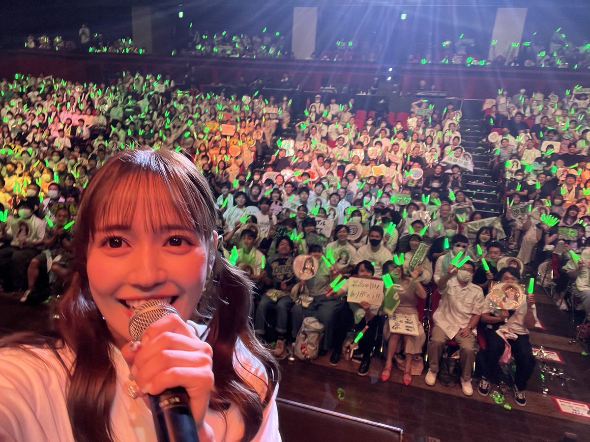 morohashi_sana's tweet photo. #さなぼいす
#宝物はグリーン 
#最高の空間 
#諸橋沙夏ソロコンサート https://t.co/k8DUqJRvb2