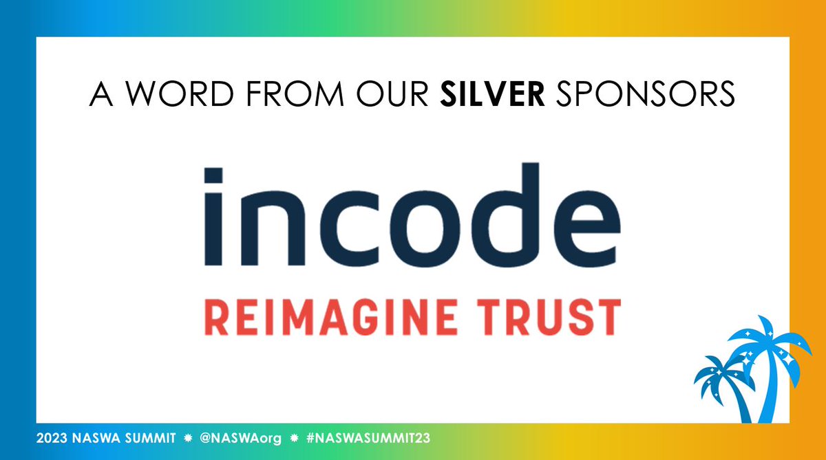 NASWAORG's tweet photo. Thank you to our Silver Sponsors Fiserv, Incode, Monster Government Solutions &amp; Nava for all your support at #NASWASummit23! https://t.co/x9hXqnpjtj