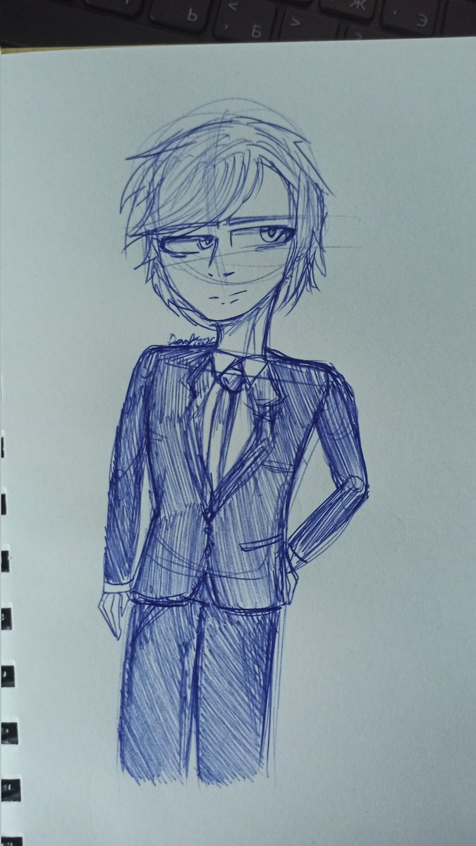 Metal_Deny's tweet image. I tried to draw Raiden in a classic style.

 #mgr #mgrart #mgrRaiden