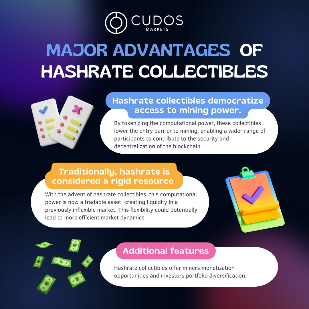SherhanEth's tweet photo. As the world’s first NFT #marketplace for #Hashrate Collectibles, @CudosMarkets offers the simplest way to #mine crypto sustainably without the hassle of hardware or technical knowledge. #CUDOS #CudosMarket https://t.co/kR6rr3T6io