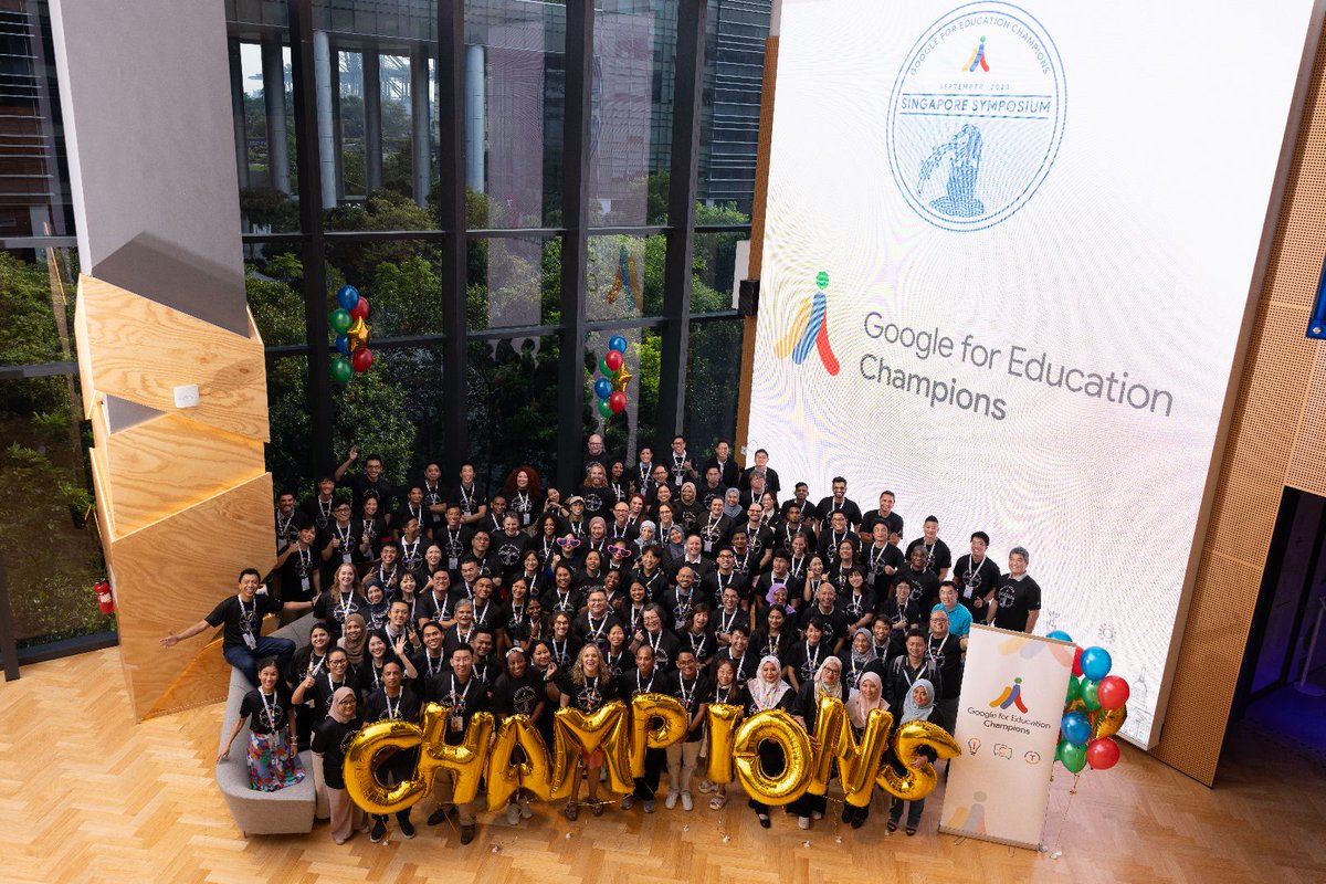 It's a wrap! Our very first Google for Education Champions Symposium. What an amazing group of passionate educators championing the future of education. Thank you Singapore! #GoogleChampions #GoogleEDU