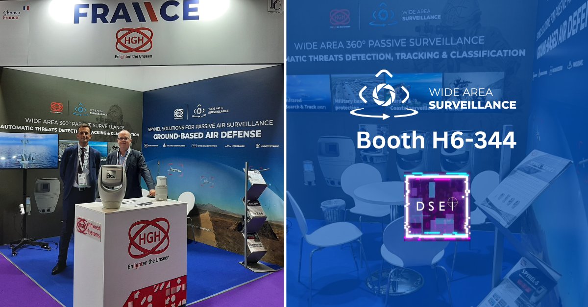 🔴Any questions regarding your ground-based air #defence stragegy? Meet us at #DSEI2023 booth H6-344 and check out our innovations!
👉Can't make it to the show? Here is a link that might help: lnkd.in/eFiyKHmy
#ThermalSurveillance  #DefenseTech #IR #artificialintelligence