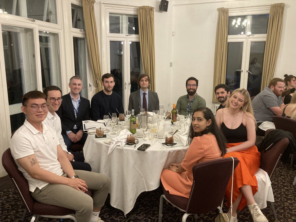 <a href="/wilkinson_rich/">Richard Wilkinson</a> Wednesday recap 3/4: This was all followed by our final address, the best talk and best poster awards, and conference dinner at the Halifax Hall (with an adventure into sheffield afterwards)🍲 🎉