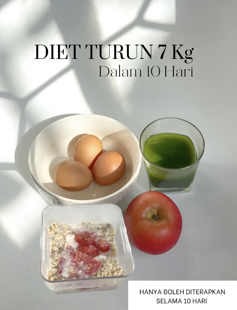 iloynaraa's tweet photo. DIET TURUN 7 KG DALAM 10 HARI ‼️
—
A Thread https://t.co/CSVQTavhq3
