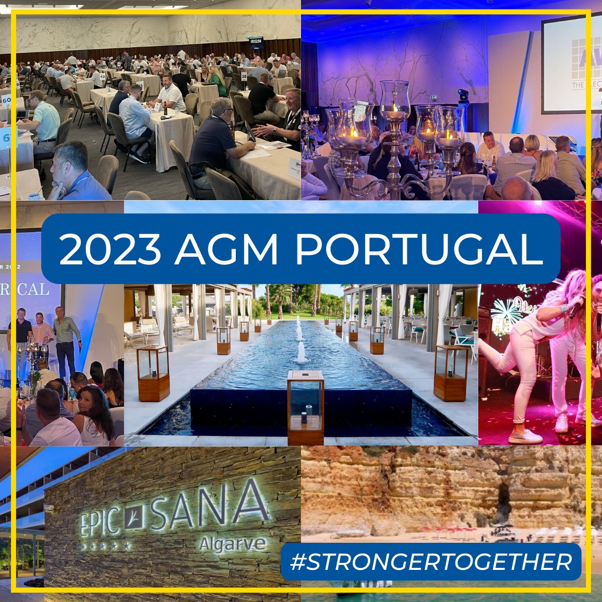 It's almost time! ⏳ Our 2023 AGM is nearly here. We’re really looking forward to welcoming back our members and supporting suppliers in the sunny climate of the Algarve, and very excited to be welcoming some new faces too. Roll on next week!

#strongertogether #2023event