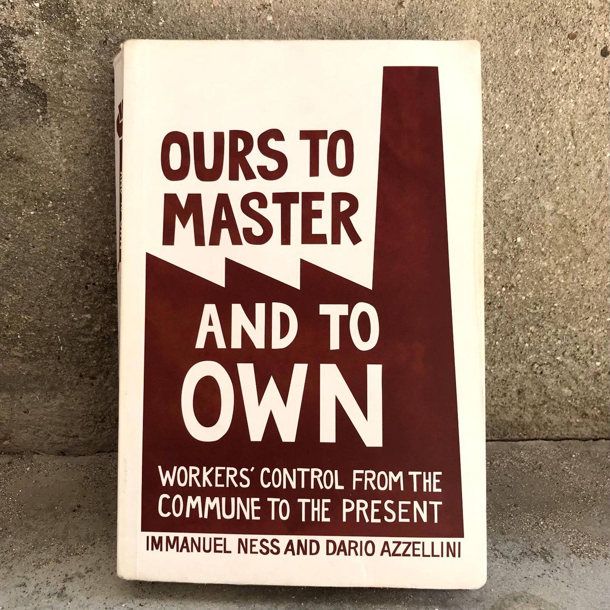 We’re reading this great collection of essays on the history of workers control. It draws from a wide variety of different periods and instances of workers taking back control of their work. 🔧⚙️