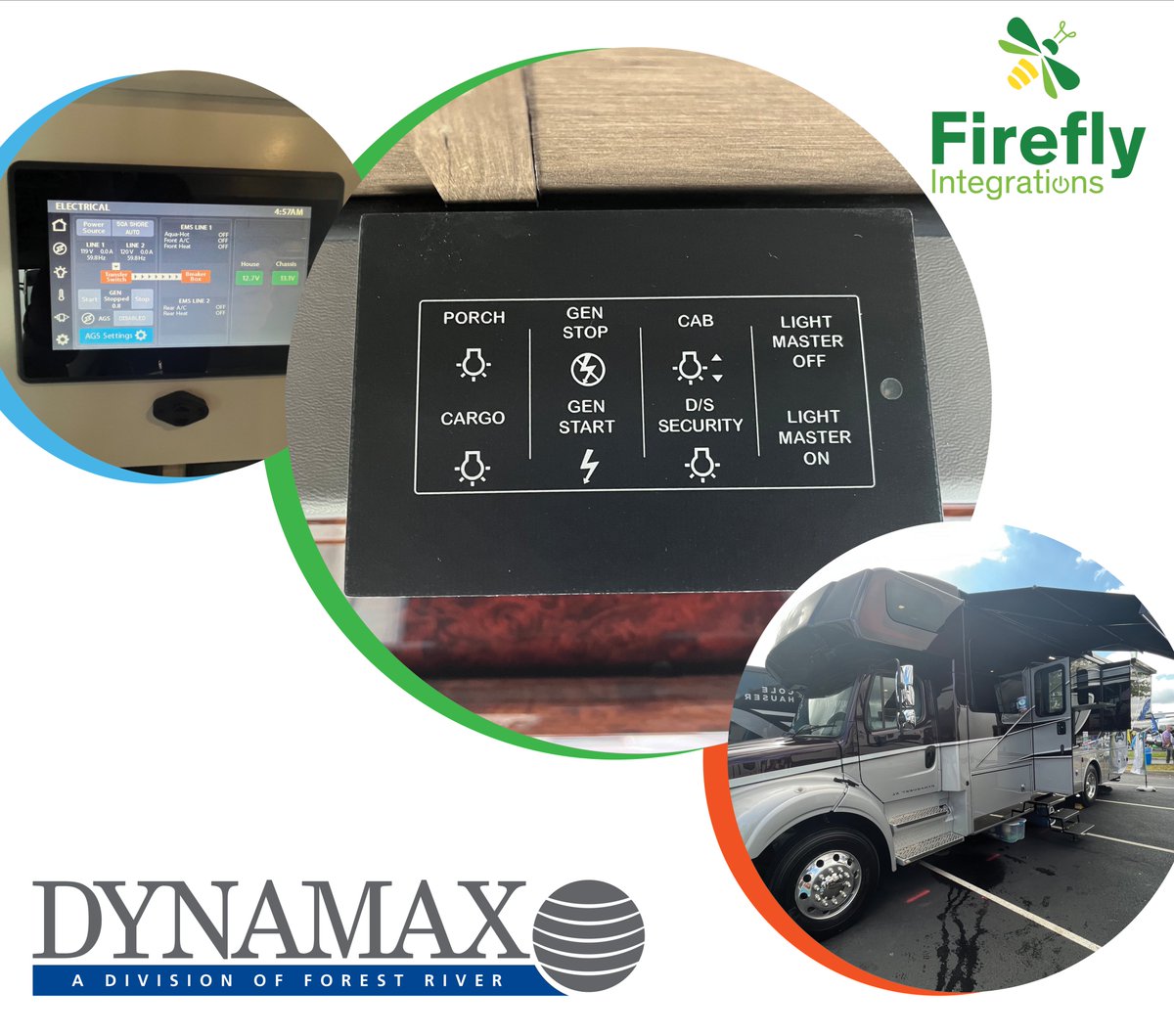 FireflyConnect's tweet image. Keep an eye out for #fireflyintegrations! Here's a glimpse into some of the awesome RVs we are in at @PARVing in Hershey, PA! Spot us in #dynamaxrv, #jaycorv, #fleetwoodrv, and many more vehicles through Sunday, Sept. 17th! #HersheyRVShow #prvca #RV #rvtravel #rvliving