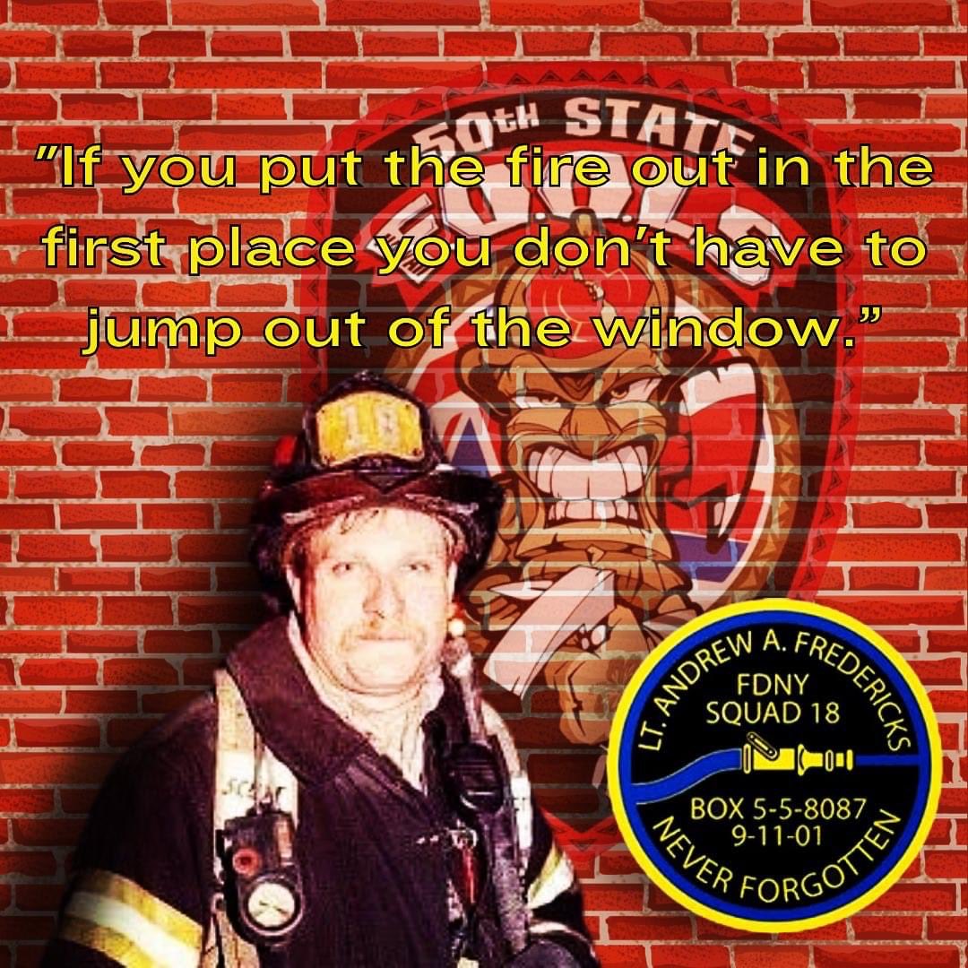 850fireman's tweet image. Truth for the day. FLOW WATER reduce RIT deployments.