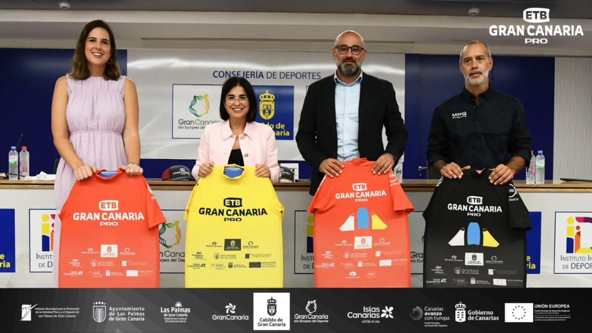 gcprobodyboard's tweet photo. 🌊Presentado el ETB GRAN CANARIA PRO 2023 que se celebrará del 21 al 24 sept. en la Playa de Las Canteras, zona de La Cícer. 🏆140 competidores llegados de todo el mundo lucharán por el entorchado europeo.⚡️ https://t.co/zbEzGmNQuf