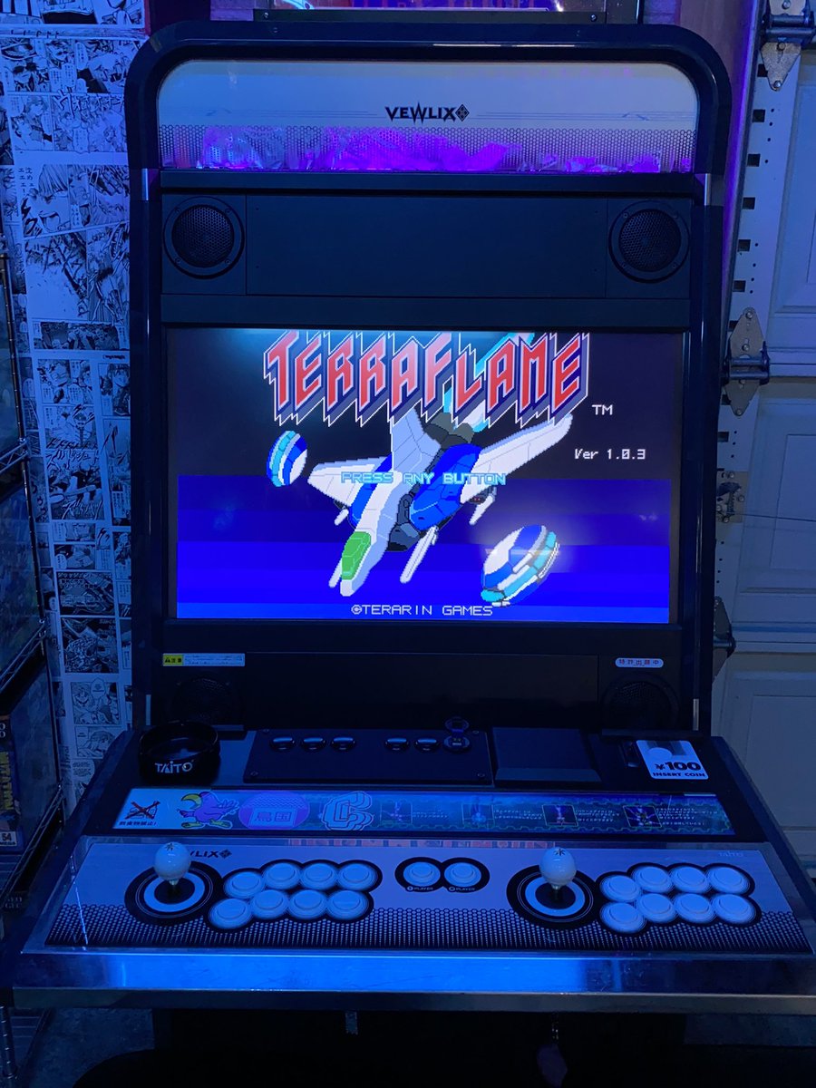 Jammin on Terraflame for the nintendo switch this morning . So far very fun. Thunderforce 3 vibes .

#terraflame #taitovewlix #arcade #gamecenter #candycabinet #retrostyle #nintendoswitch #stgshmup #shmups #shmupsareshooters #videogames