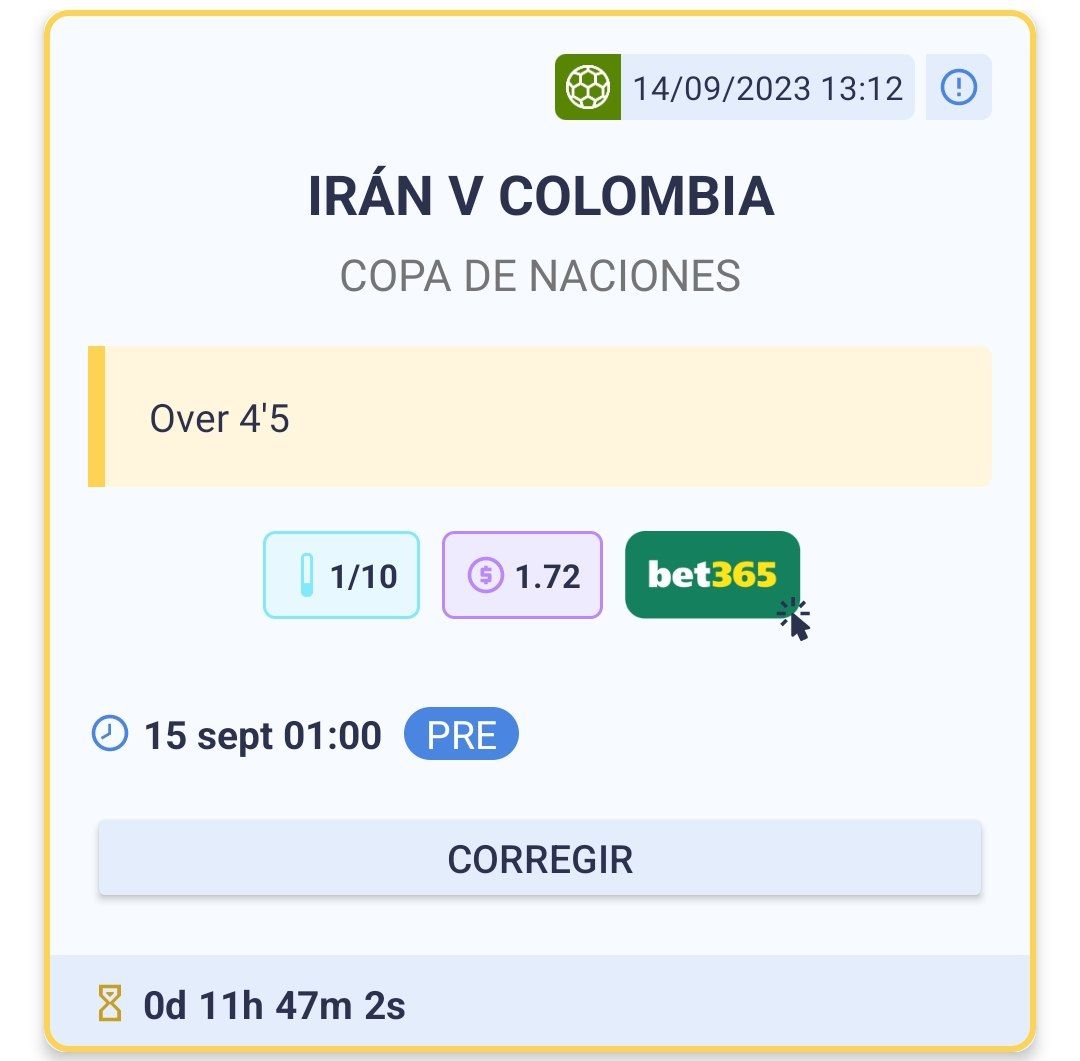 Pick para esta noche en mi canal de <a href="/_Tipsterland/">Tipsterland</a>

Dos selecciones muy ofensivas.

Recordad es FREE hasta el 1 de Octubre, después todos los picks por la app 💚