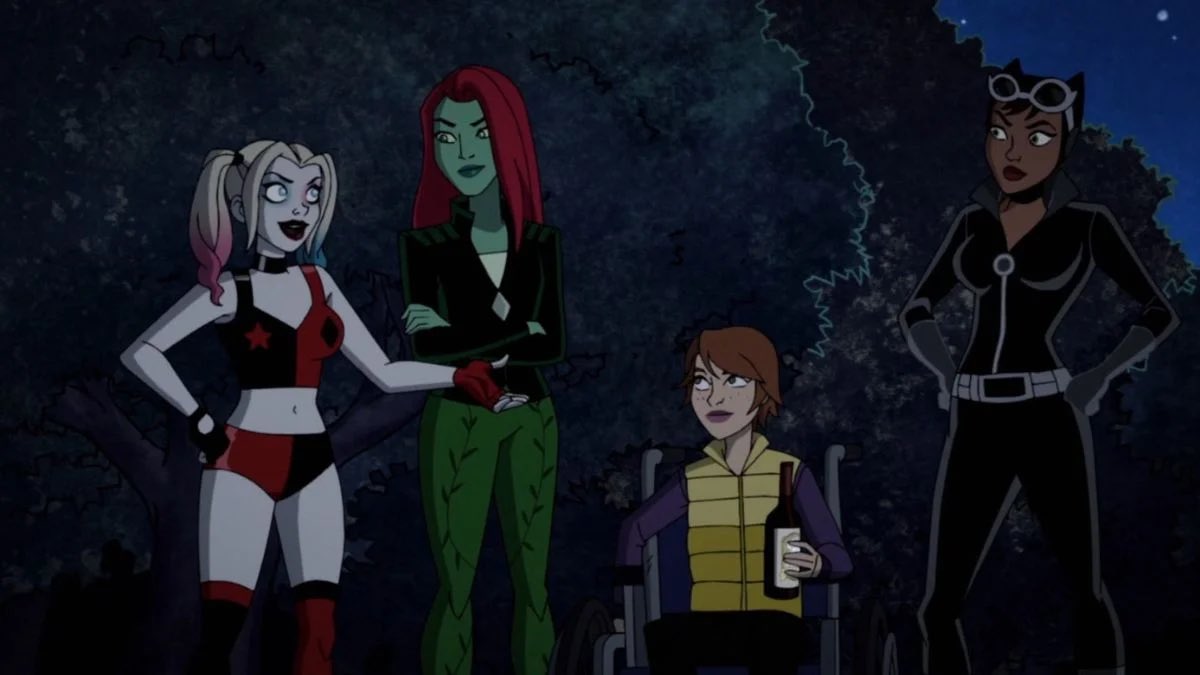 Harley and Ivy are working with each other again and catwoman and Barbara Gordon are joining them to become the Gotham city sirens next season WE ARE SO BACK🙌🏽😌👏🏽 #HarleyQuinn #HarleyQuinnS4