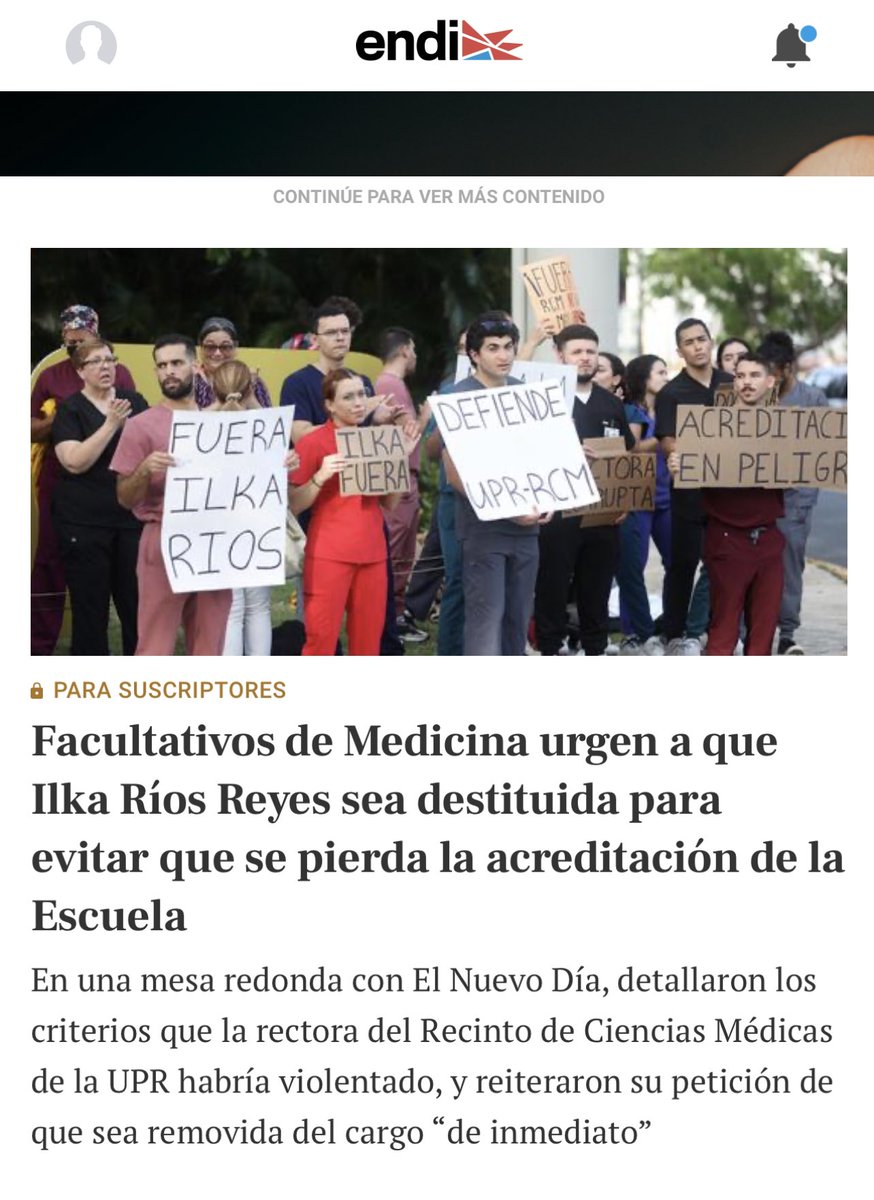 NelsonGabrielB's tweet photo. ¡Fuera Ilka Ríos! Qué fuerza de cara al no tener ni la vergüenza de renunciar. Ella no es más importante que la acreditación del Recinto de Ciencias Médicas de nuestra UPR. Hay que botarla. https://t.co/NTG7kWnTEp
