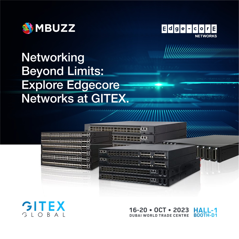 MBUZZTech's tweet image. Discover the future of networking with Edgecore at GITEX 2023! Edgecore&apos;s innovative connectivity solutions, paired with open-source software will be showcased with MBUZZ. 

Join us at H1-D1 to experience the future firsthand! 

#GITEX2023 #MBUZZTech #Edgecore