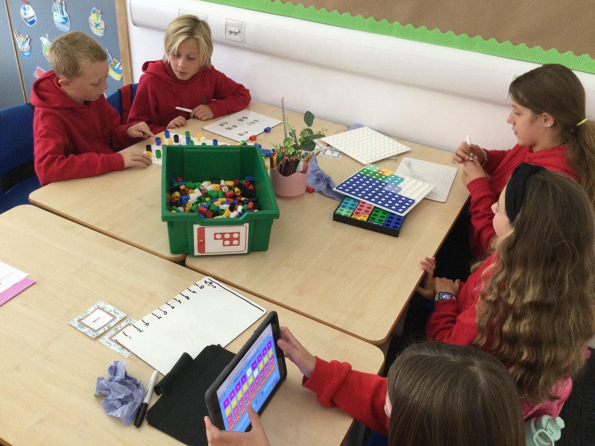 SchoolHillside1's tweet photo. #P6B were using Numicon today to help work on our decimal counting and ordering. #numicon #ambitious https://t.co/nR5dL6WPLO