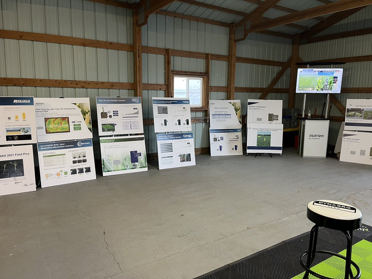 #HuskerHarvestDays make sure to stop by @nutrien_Nebr to learn about #biocatalyst technology; #TitanXC #Extract #AccomplishMax to increase nutrient efficiency and plant performance for #plant2024
@MarkSecor @MattBurdiekLPI @kevgolus