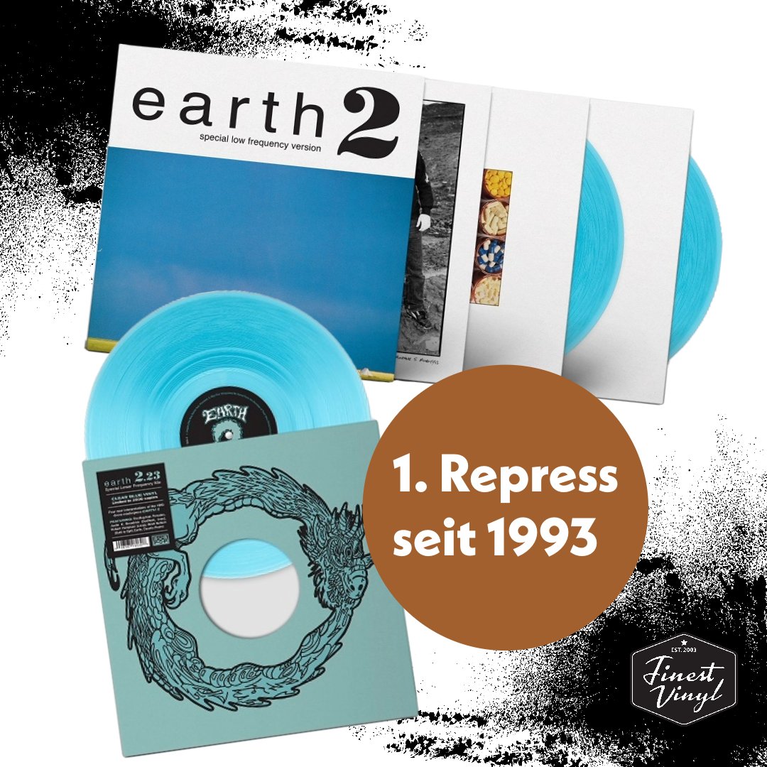finestvinyl's tweet photo. Wenn der Gedanke an #curacaoblue #Vinyl unerwartet den #Sommer verlängert... #ambientmetal #reissue #loseredition #earth #earth2 #remixesalso @subpop https://t.co/rRTQCsb8EC #vinyliebe https://t.co/IbLxn0Jg1o