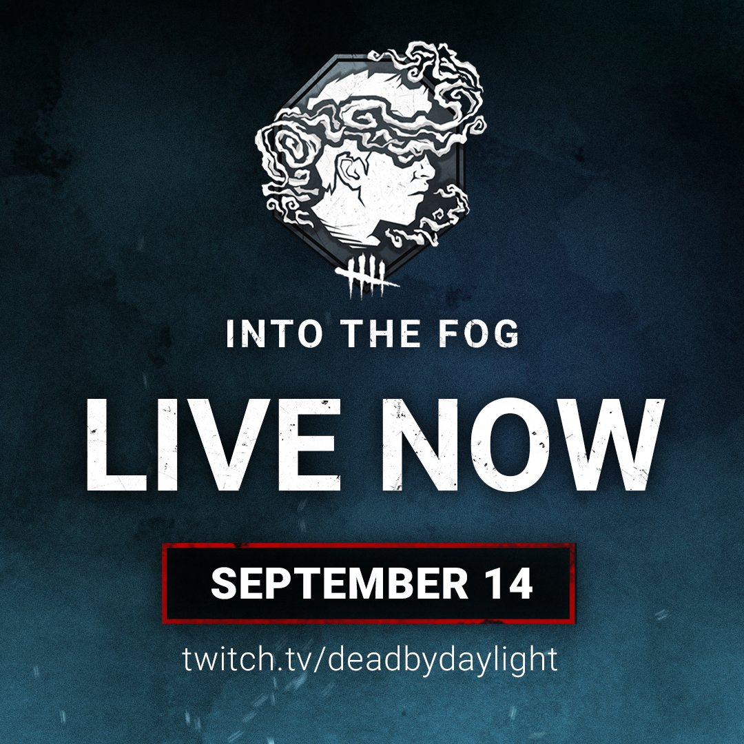 DeadbyDaylight's tweet photo. We're live! 🔴 It's time to watch your favorite Fog Whisperers go head to head and vote for the objectives YOU want to see them complete today.

Youtube 👉 https://t.co/qFKFV87etk
Twitch 👉 https://t.co/LHmeeY6spg https://t.co/eZmudKdN5F