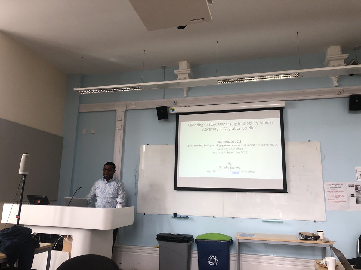 anthromob's tweet photo. #anthromob #workshop 

📍 University of Sheffield, UK

"Unpacking Immobility Amidst Adversity in Migration Studies" by Ezenwa Olumba ⬇️ https://t.co/z5YcEKFpzQ