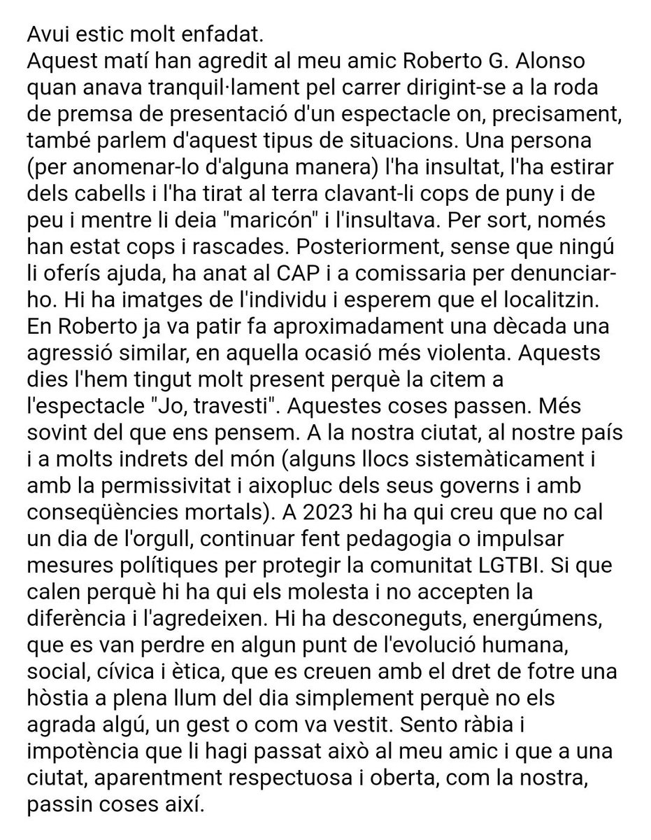 Ja n'hi ha prou. N'estem fartes!