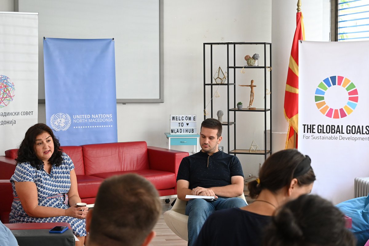 Youth have distinct perspectives and ideas that can boost progress towards #Agenda2030. We have to create chances not only for them to join all #SDG  processes, but to take the lead on some of them. Great to hear their thoughts, ideas and concerns, today together with <a href="/NMSmkd/">НМСМ/NYCM</a>