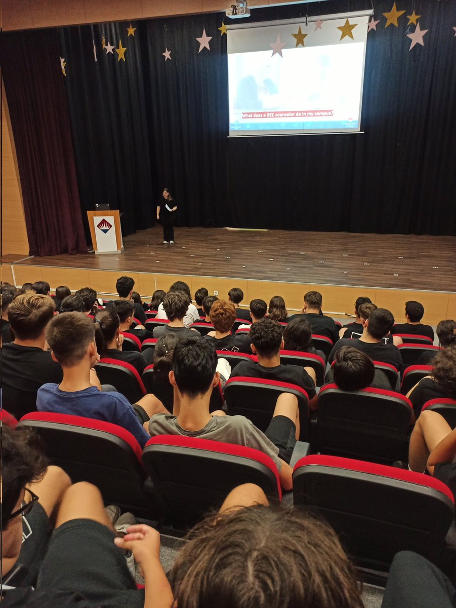 ✨ A presentation about admission requirements of universities abroad was made by our Global Education Center consultant and our high school English teacher,<a href="/dilakanberoglu/">Dila Kanberoğlu</a>👏
<a href="/BkOmerli/">BK Ömerli Kampüsü</a> <a href="/mturanoznacar/">Mehmet Turan ÖZNACAR</a> <a href="/dincercitak/">Dinçer Çıtak</a> <a href="/kader_ulass/">Kader Ulaş</a> <a href="/EdaYagmurAydin1/">Eda Yağmur Aydın</a> <a href="/bkgec/">BK Global Education Center</a>