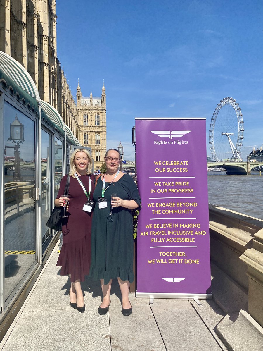 What a privilege it has been to be invited with Sarah Prager to the Rights on Flights event at the House of Commons today to launch the Assisted Air Travel bill - stay tuned for a Dekagram discussing it! #rightsonflights @DekaChambers
