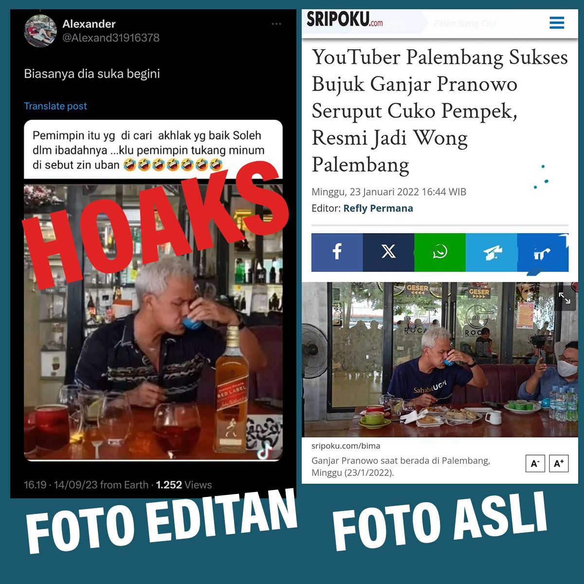 Produsen hoax mulai beraksi...