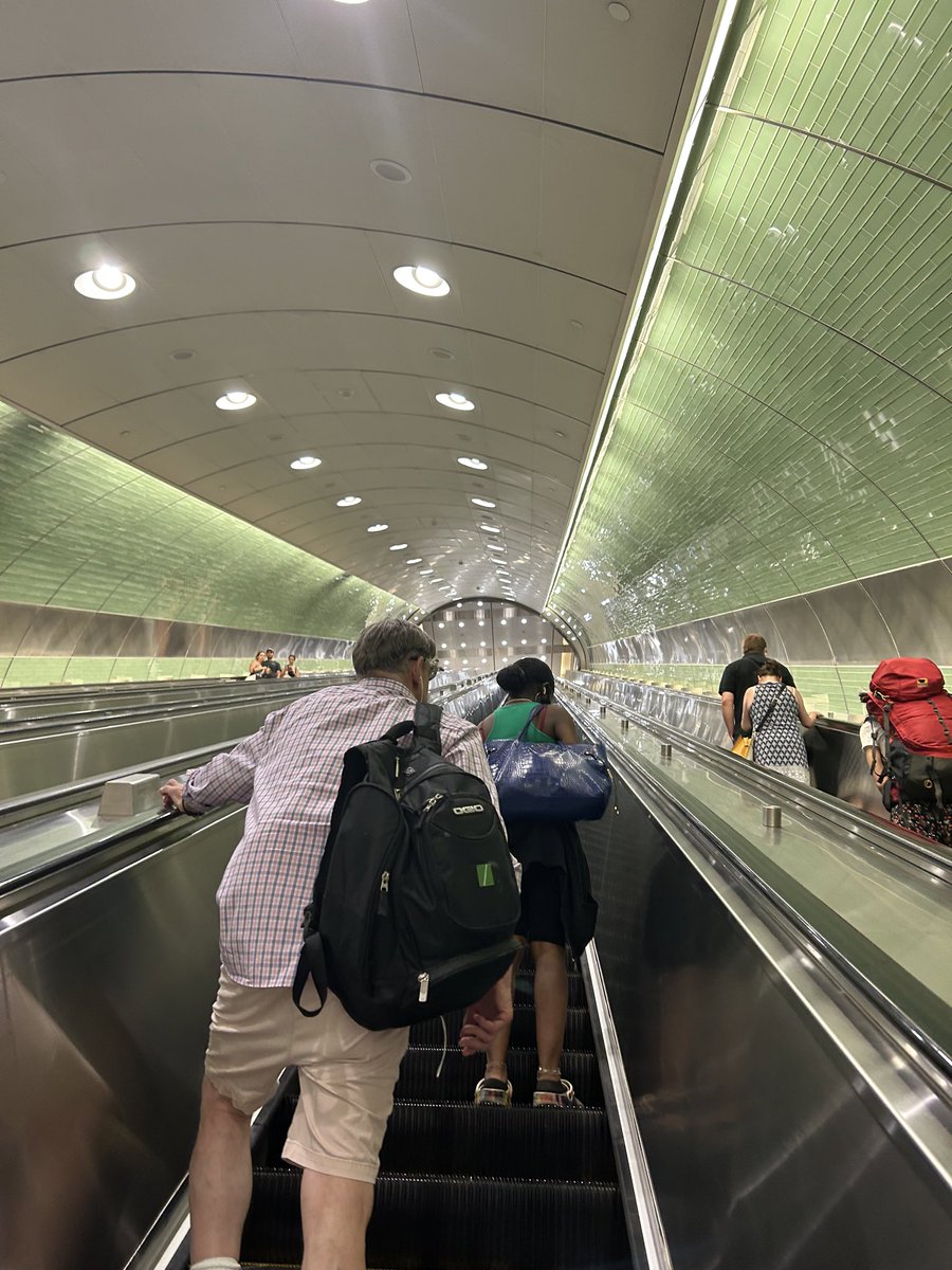 i wonder if jungkook went on this super steep scary escalator at grand central?