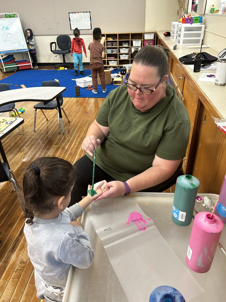 CabasClass's tweet image. We painted our hands with Mrs. Godin today for a special project! @QVPSVikings @danielle_g_ece
