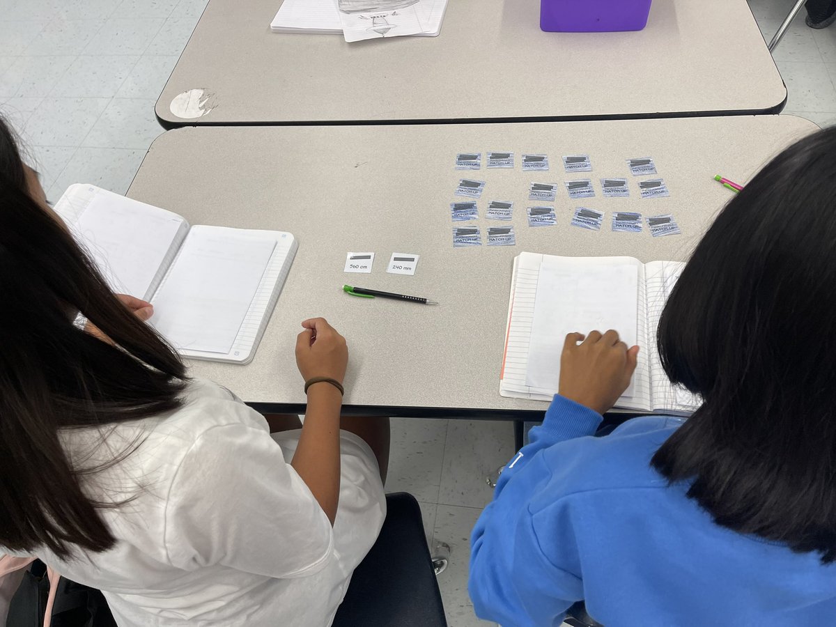 GHMS_biotech's tweet photo. 7th graders are playing match with metric conversions @OCSCTE @GHMS_Grizzlies #ourgravelly #crosstheline #iamCTE #CTEwithoutlimits https://t.co/2PF4l9fkSS