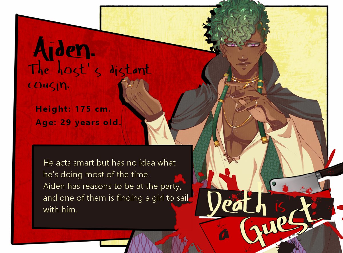 HoneyBunny_OF's tweet image. Here comes the first LI! 🦜

Aiden is always ready to go on an adventure. And this time, he is determined to take you with him 😉💚

#SpooktoberVNJam #visualnovel #otomedev