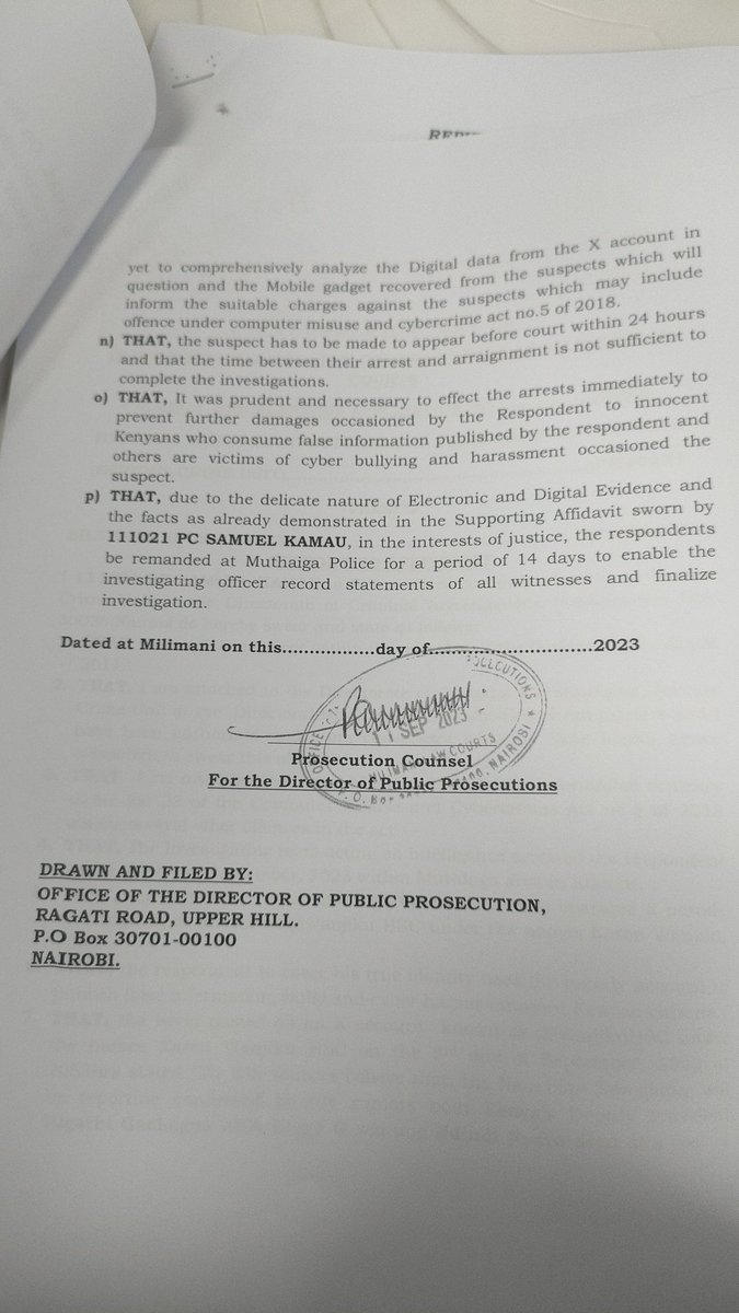 Mike Sonko tweet media