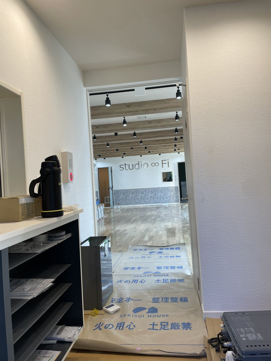 studio_fi_'s tweet photo. 新スタジオが出来てきました💓💓 https://t.co/6gXjV8gOaX