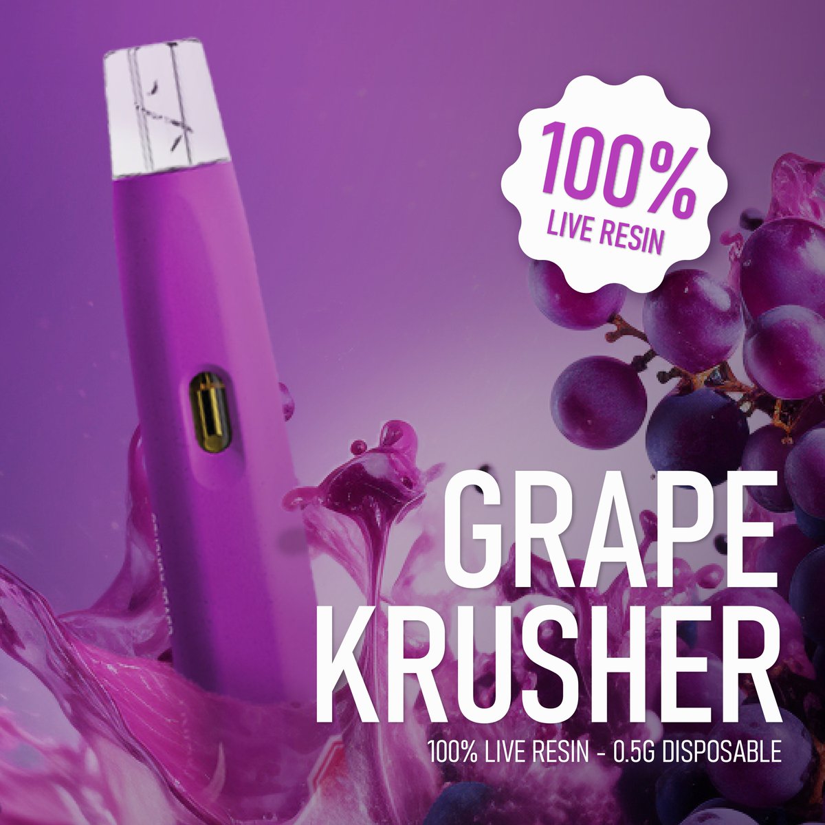 We're taking Live Resin from good to grape.

Ok, the wordplay is silly, we know, but there's something about this beautiful, aromatic sativa that brings it out of us. DM us and let us know if it brings it out of you, too.

#liveresin #vapepen #weedgang