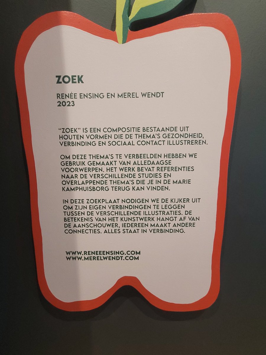 Vanmiddag prachtig kunstwerk mogen onthullen samen met kunstenaars Renee Ensing en Merel Wendt in de vernieuwde kantine van onze Marie Kamphuisborg. Gefeliciteerd alle collega's met deze inspirerende aanwinst in jullie gebouw <a href="/hanze/">Hanze</a> <a href="/academieminerva/">Academie Minerva</a>